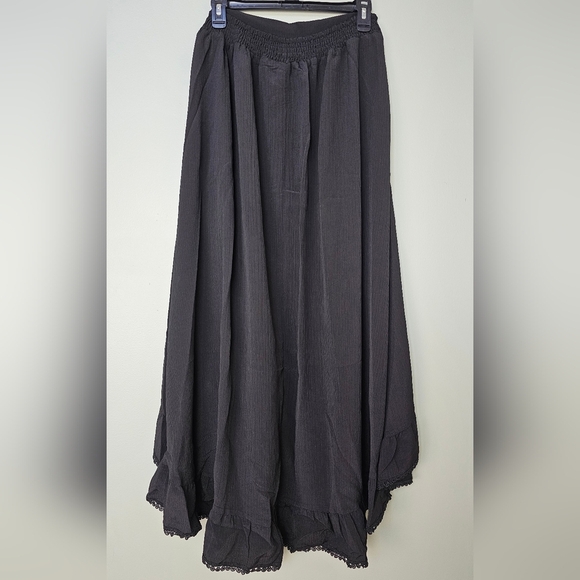 Area Stars Women's Kelli Ruffle High Low Skirt In Black - Picture 8 of 12